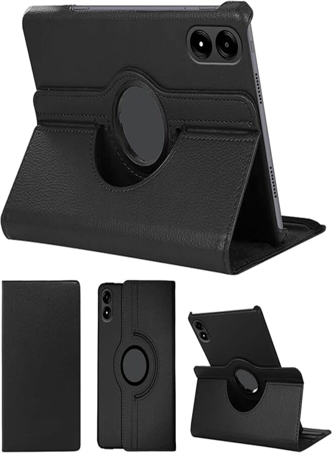 360° Rotatable Case Compatible with Redmi pad Pro 12.1 Inch 2024 Tablet Cover, PU Leather Case Multi-Angle Viewing Stand Protective Case Slim for Redmi pad Pro 12.1inch 2024